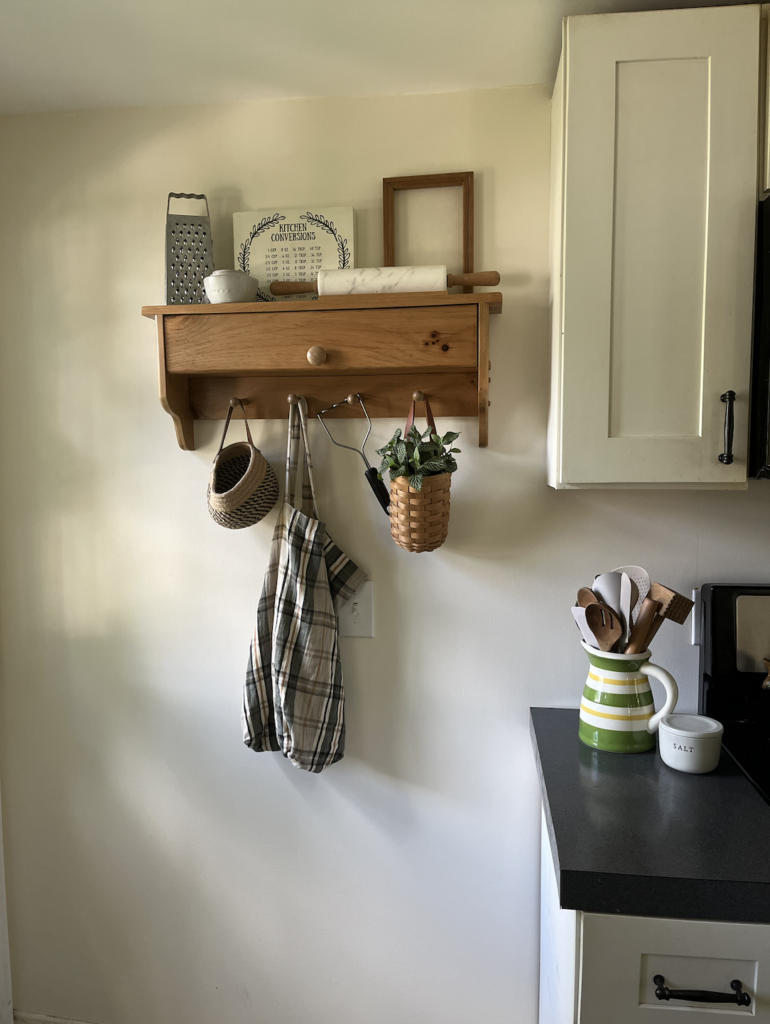 made this wooden shelf in 4-H