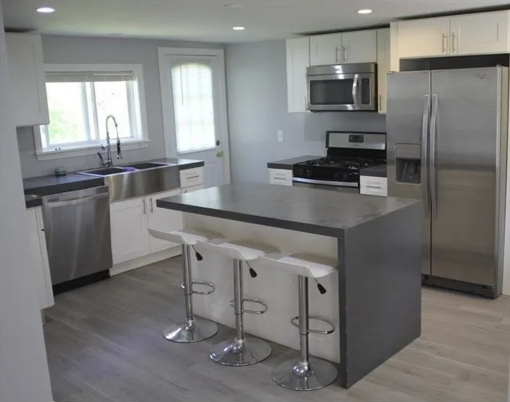 our kitchen when we first bought it